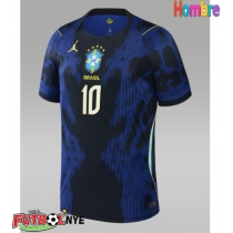 Camiseta Brasil Neymar Jr #10 Visitante Equipación Mundial 2026 manga corta
